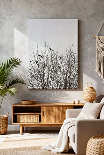 ART NEST DEKOR DALDAKİ KUŞLAR CANVAS TABLO