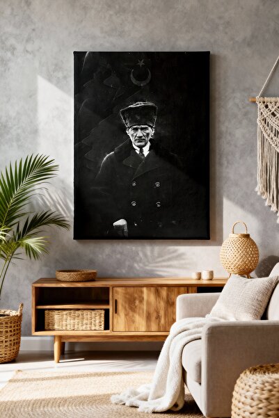 ART NEST DEKOR M.K.ATATÜRK PORTRE 2 CANVAS TABLO