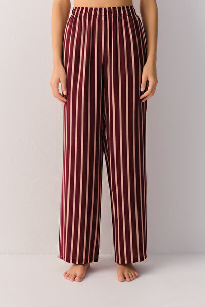 SUWEN Stripe Romance Pantolon