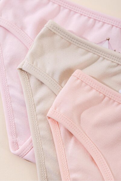 BAYKAR Chiloți bikini pentru fete, din bumbac, cu imprimeu colorat, pachet de...