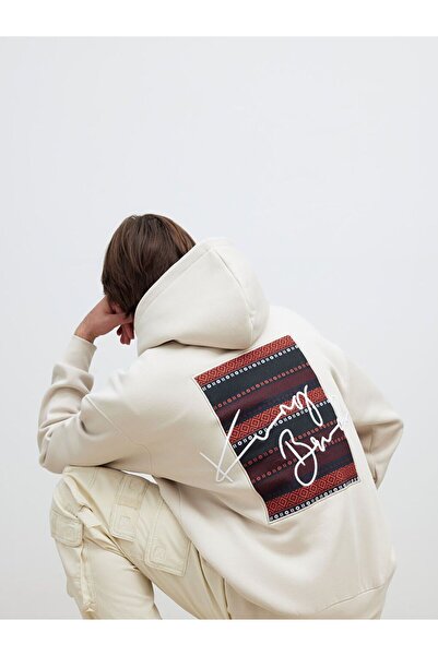 LC Waikiki Xside Back Printed Men's Thick Hoodie