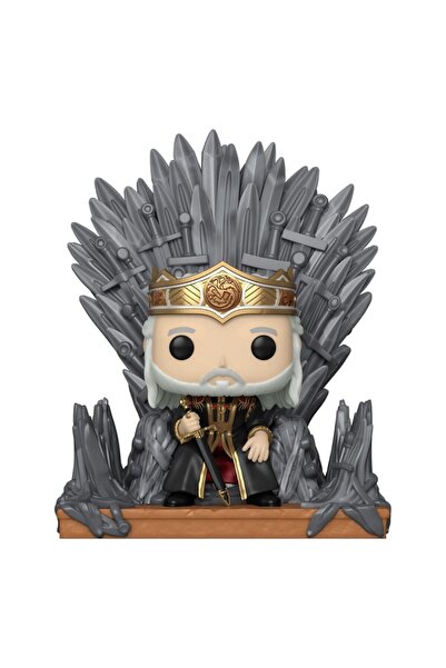 Funko Casa Dragonului POP! Figurină Deluxe din vinil Viserys pe Tron 9 cm
