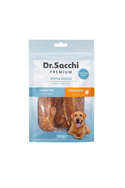 Dr. Sacchi Dr.Sacchi Premium Tavuk Fileto Tahılsız Köpek Ödülü 100 Gr