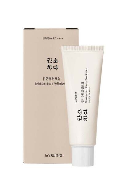jaysuing Rice Probiotics Organic Sunscreen SPF50+ PA+++ Korean Skin Care Solution 50ml for All Skin