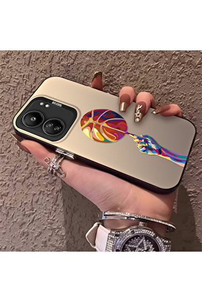 Hontinga حافظة هاتف متوافقة مع هاتف Xiaomi Poco C65، حماية للكاميرا، ظهر صلب ...