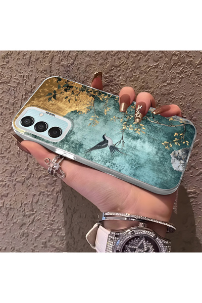 Hontinga حافظة هاتف متوافقة مع هاتف سامسونج جالاكسي M15، حماية للكاميرا، ظهر ...