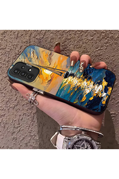 Hontinga حافظة هاتف متوافقة مع سامسونج جالاكسي A04s، حماية للكاميرا، ظهر صلب ...