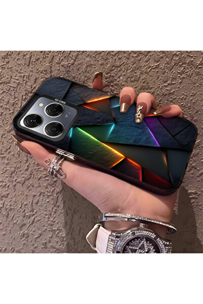 Hontinga حافظة هاتف متوافقة مع تكنو سبارك 20 برو، حماية للكاميرا، ظهر صلب مضا...