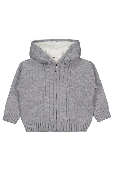 Civil Girls Kapisonlu 2-5 Years Old Cardigan - Gray 3-4 Years Old
