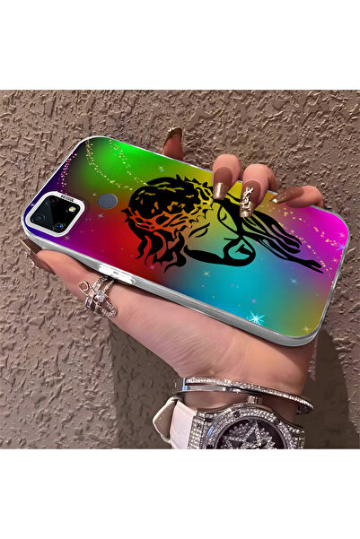 Hontinga حافظة هاتف متوافقة مع هاتف Realme C25S، حماية للكاميرا، ظهر صلب مضاد...