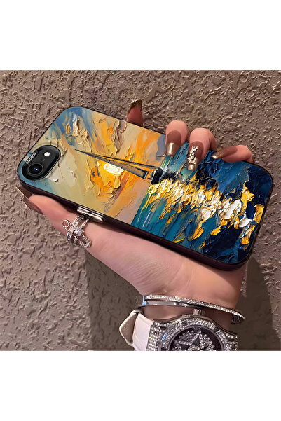 Hontinga iPhone 7/8/SE 2020 2022 Uyumlu Telefon Kılıfı Kamera koruması Sert A...