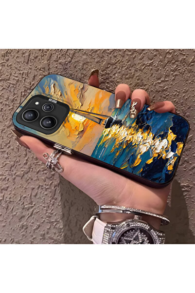 Hontinga حافظة هاتف متوافقة مع هاتف Xiaomi Redmi 12 4G، حماية للكاميرا، ظهر ص...