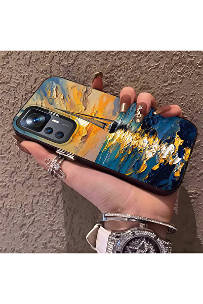 Hontinga حافظة هاتف متوافقة مع هاتف Xiaomi Mi 12T، حماية للكاميرا، ظهر صلب مض...