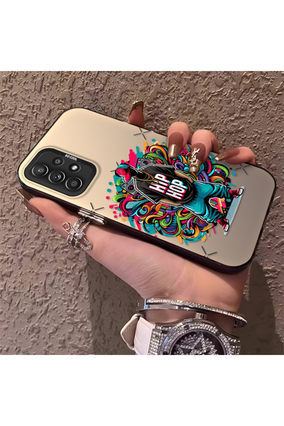 Hontinga حافظة هاتف متوافقة مع سامسونج جالاكسي A52 مع حماية للكاميرا وظهر صلب...