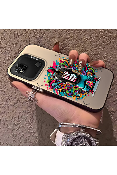 Hontinga حافظة هاتف متوافقة مع هاتف Xiaomi Redmi 10A، حماية للكاميرا، ظهر صلب...