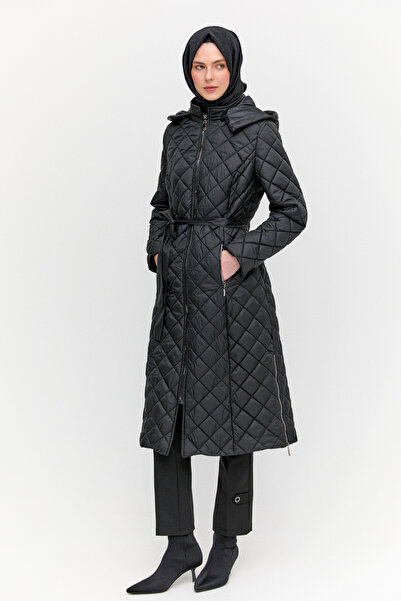 Setrms Kapüşonlu Kapitone Kaban