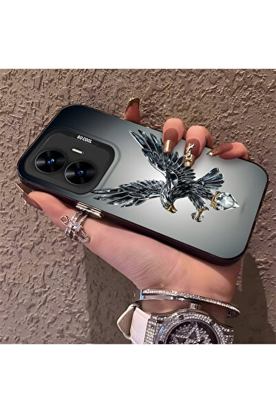 Hontinga حافظة هاتف متوافقة مع هاتف Realme C55، حماية للكاميرا، ظهر صلب مضاد ...