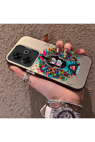 Hontinga حافظة هاتف متوافقة مع شاومي ريدمي 13 4G مع حماية للكاميرا وظهر صلب م...