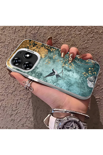 Hontinga حافظة هاتف تكنو سبارك 10 برو 4G متوافقة مع حماية الكاميرا، غطاء خلفي...