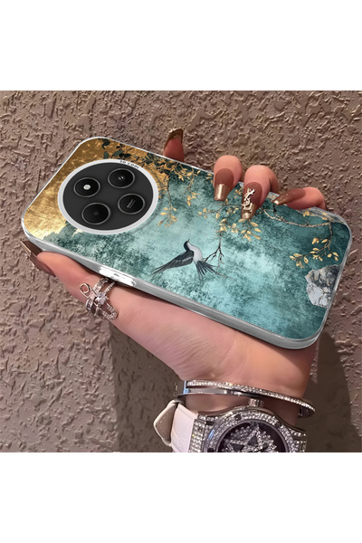 Hontinga حافظة هاتف Xiaomi Redmi 14C 4G المتوافقة مع حماية الكاميرا، ظهر صلب ...