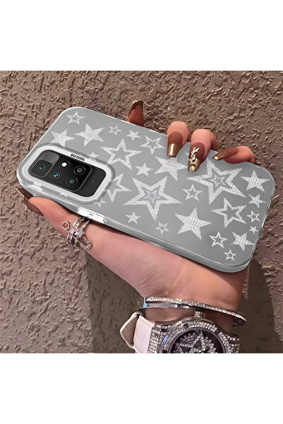 Hontinga حافظة هاتف متوافقة مع هاتف Xiaomi Redmi 10، حماية للكاميرا، ظهر صلب ...