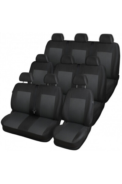 DELUXETUNING Set huse scaun auto compatibile cu FORD CUSTOM 2013->, 9 locuri,...