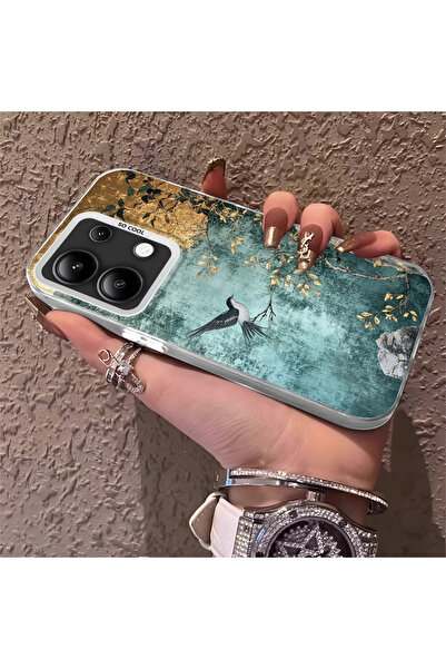 Hontinga Xiaomi Redmi Note 13 Compatible Phone Case Camera Protection Hard Ba...