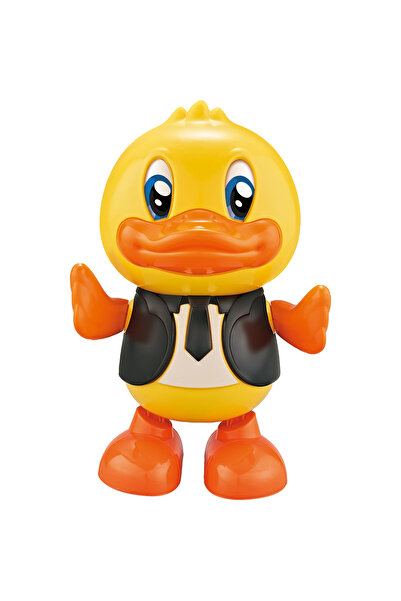 LIXADA بطة صغيرة راقصة كهربائية، بطة موسيقية مضيئة هزازة