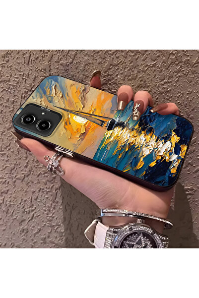 Hontinga حافظة هاتف متوافقة مع سامسونج جالاكسي A06، حماية للكاميرا، ظهر صلب م...