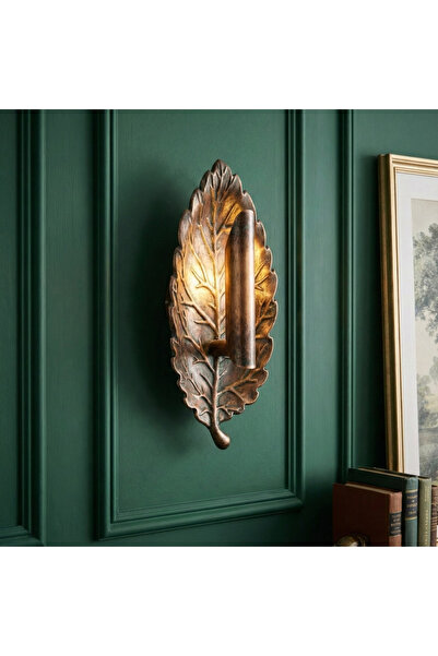 MOİRA ديكور، G/9 مع قاعدة، مصباح جداري نحاسي عتيق بطراز ريفي لغرفة المعيشة وجانب السرير، طراز ROOT-16080-A-L