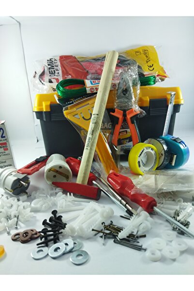 Hırdavat TAMİRCİ SETİ EV OFİS ÇANTASI 186 PARÇA