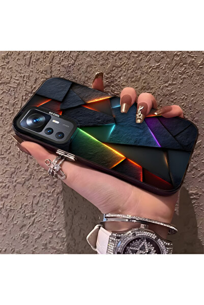 Hontinga حافظة هاتف متوافقة مع هاتف Xiaomi Mi 12T، حماية للكاميرا، ظهر صلب مض...