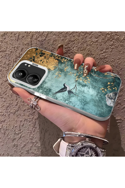 Hontinga حافظة هاتف متوافقة مع هاتف Xiaomi Redmi 13C، حماية للكاميرا، ظهر صلب...