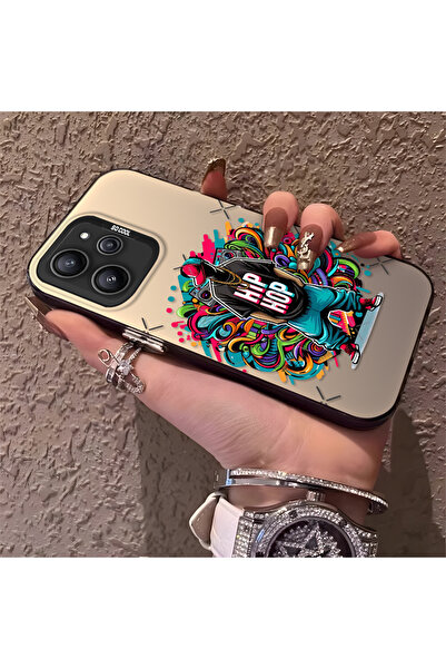 Hontinga حافظة هاتف متوافقة مع هاتف Xiaomi Redmi 12 4G، حماية للكاميرا، ظهر ص...