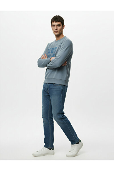 Koton Regular Waist Cotton Straight Fit Jean Pants - Mark Jean