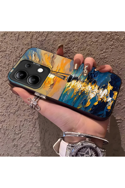 Hontinga حافظة هاتف متوافقة مع هاتف Xiaomi Redmi Note 13، حماية للكاميرا، ظهر...