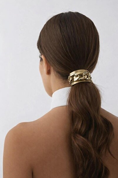 Katia&Bony Chain detailed metal accessory tire buckle