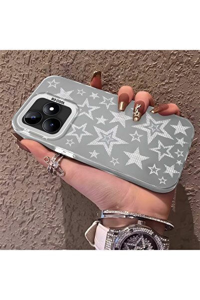 Hontinga حافظة هاتف متوافقة مع هاتف Realme C51، حماية للكاميرا، ظهر صلب مضاد ...