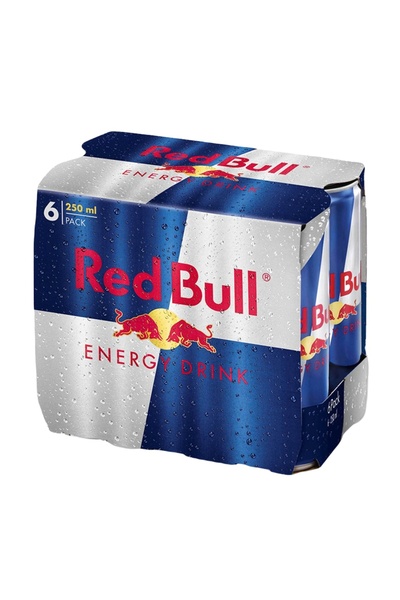 Red Bull Energy Drink Cans 250ml X, 6 Pcs
