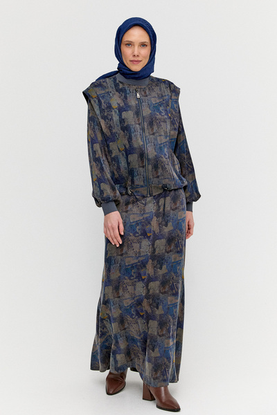 Setrms Yelekli Elbiseli İkili Takım