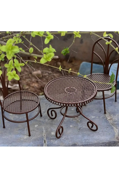 Minyatür Ferforhe Set ( kahverengi )