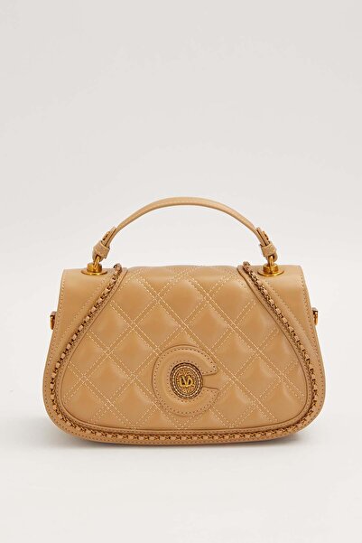 Levidor Khaki Oval Model Handbag