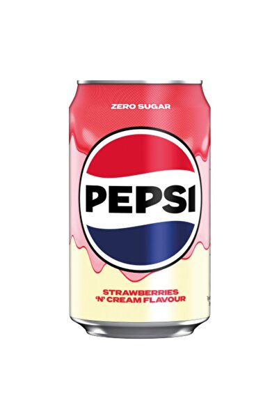Pepsi Strawberries 'n Cream Flavour Zero Sugar - Karışık Aromalı Şekersiz Tat...
