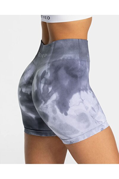 ALPHALETE Batik Double Color Push-Up Drawstring Sports Shorts