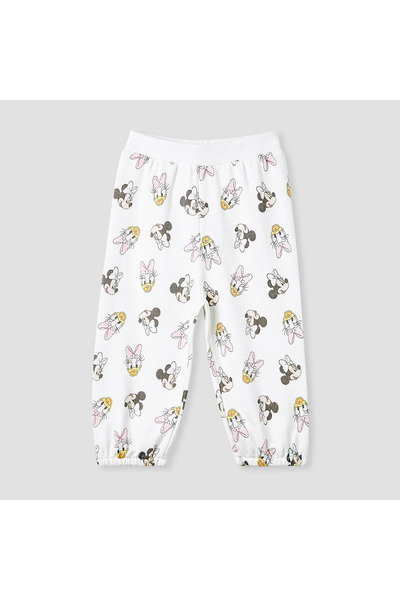 Disney Minnie Mouse and Daisy Duck Print Joggers with Elasticated Waistband