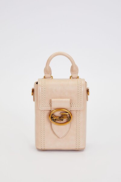 Levidor Vi̇zon Rectangular Stitched Handbag