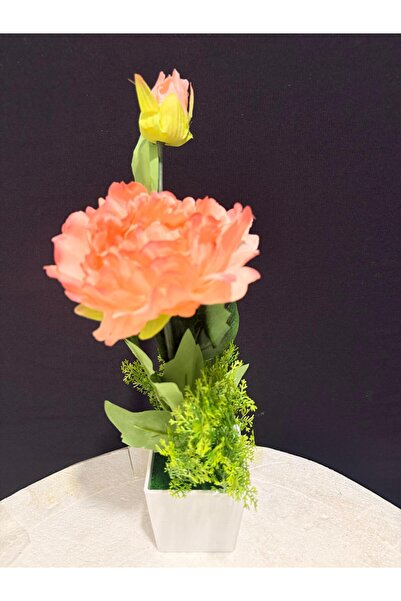 ENG PARTİ DÜNYASI Decorative Artificial Flower Arrangement – White Cobalt Ilı...
