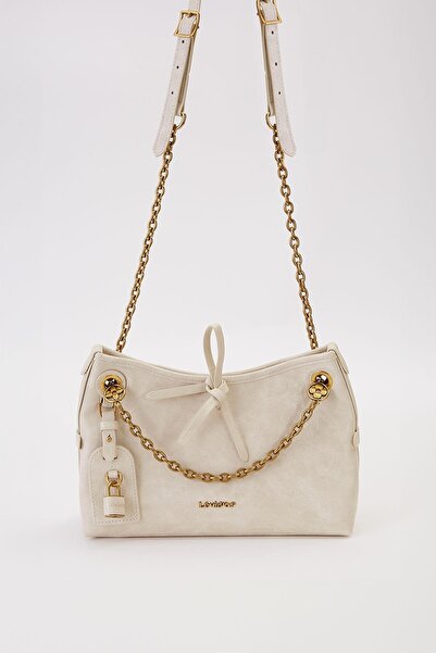 Levidor Mink Bow Model Shoulder Bag