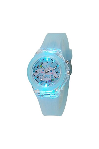 Generic ساعة ذكية للأطفال، سوار مضيء بتصميم كرتوني ثلاثي الأبعاد، ساعة يد سيل...