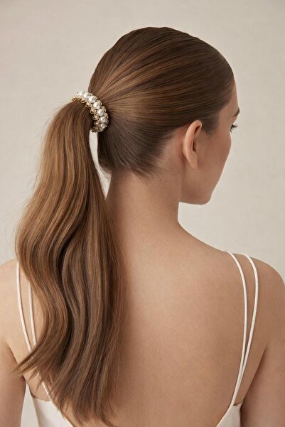 Katia&Bony Pearl Gold Metal Accessory Rubber Buckle